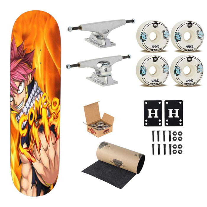 Natsu Fairy Tail Skateboard Complete Board 8.0" X 31.75"