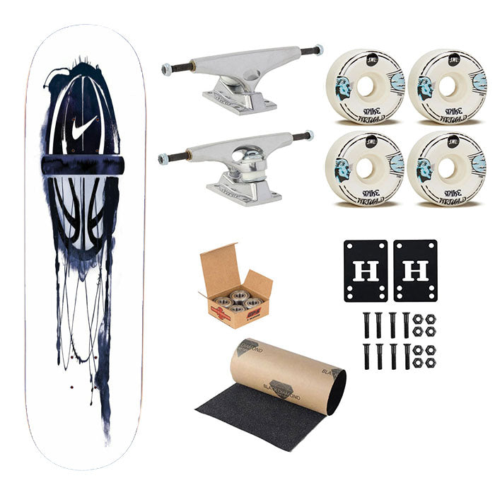 Nbl Nike Basketball Skateboard Complete Board 8.0" X 31.75"