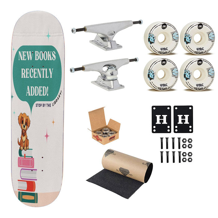 New Books Recently Added Skateboard Complete Board 8.0" X 31.75"