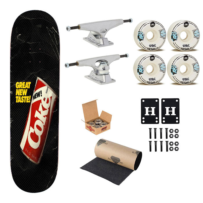 New Coke Coca Cola Taste Skateboard Complete Board 8.0" X 31.75"
