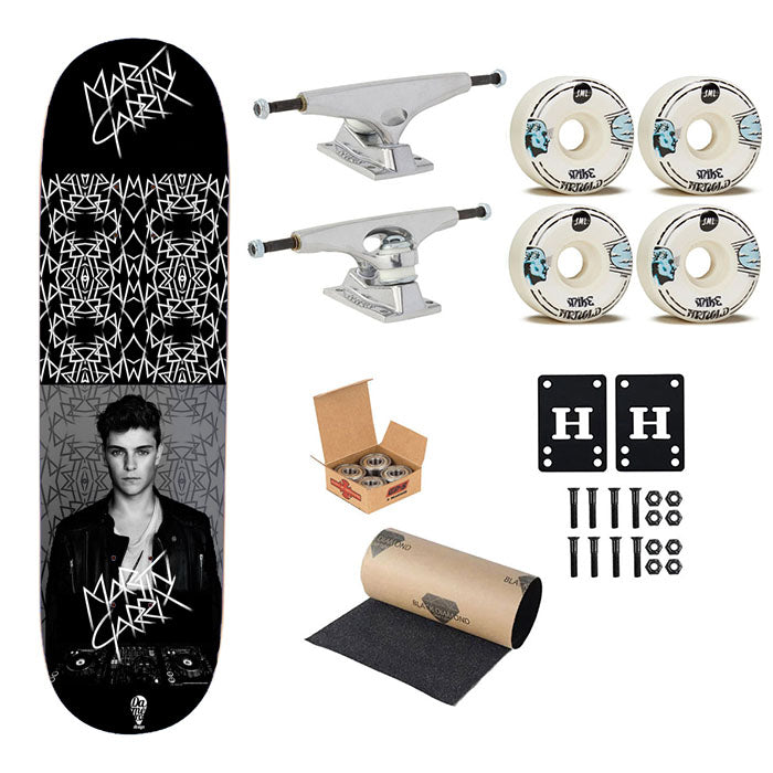 New Martin Garrixs Logo And Pattern Skateboard Complete Board 8.0" X 31.75"