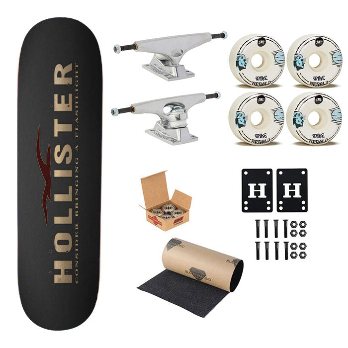 New Nwt Hollister Hco Muscle Co Skateboard Complete Board 8.0" X 31.75"