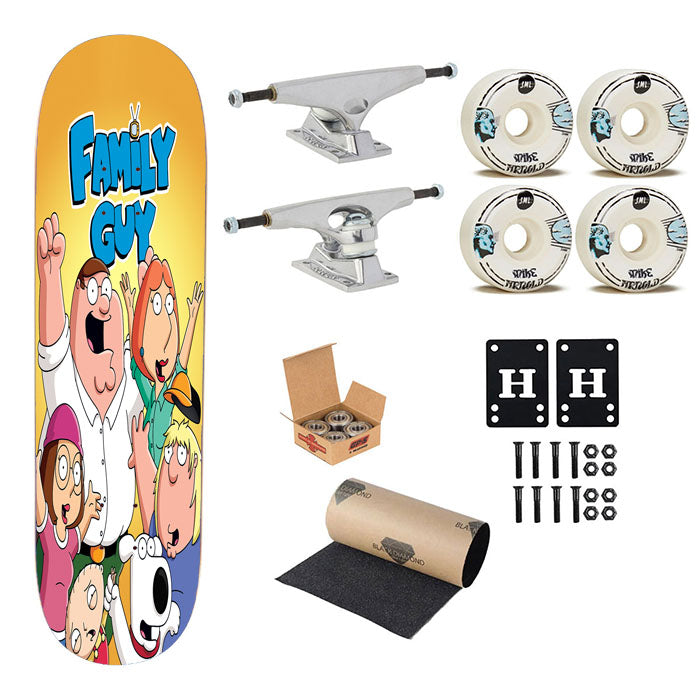 New Seasons Family Guy Poster Skateboard Complete Board 8.0" X 31.75"