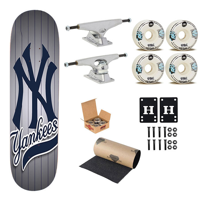 New York Yankees Skateboard Complete Board 8.0" X 31.75"