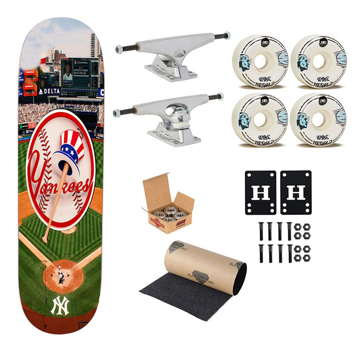 New York Yankees Stadium Skateboard Complete Board 8.0" X 31.75"