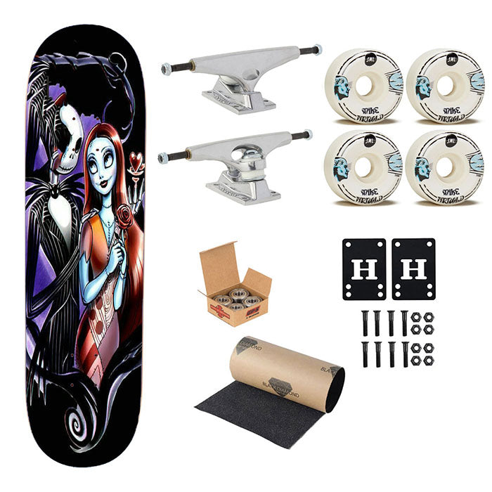 Nightmare Before Christmas Cartoon Skateboard Complete Board 8.0" X 31.75"