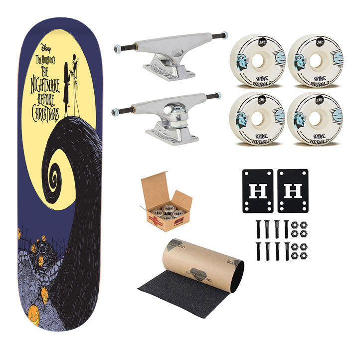 Nightmare Before Christmas Jack & Sally Skateboard Complete Board 8.0" X 31.75"