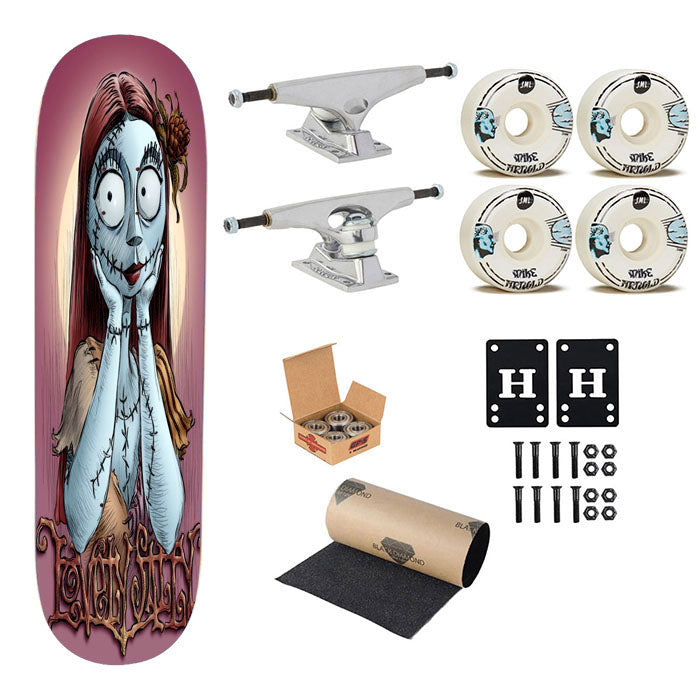 Nightmare Sally Before Christmas Skateboard Complete Board 8.0" X 31.75"