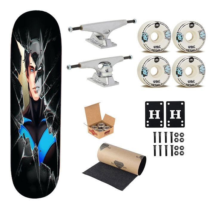 Nightwing Batman Cool Nightwing Skateboard Complete Board 8.0" X 31.75"