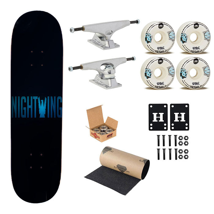 Nightwing Dc Skateboard Complete Board 8.0" X 31.75"