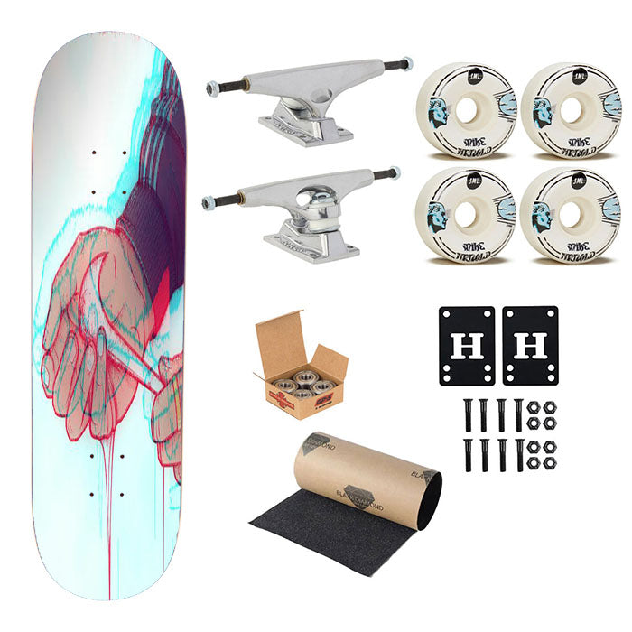 Nike Aesthetic Skateboard Complete Board 8.0" X 31.75"