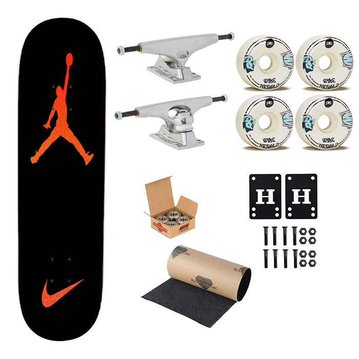 Nike Air Jordan Jump Man Air Skateboard Complete Board 8.0" X 31.75"