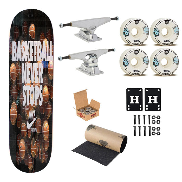 Nike Basketball Skateboard Complete Board 8.0" X 31.75"