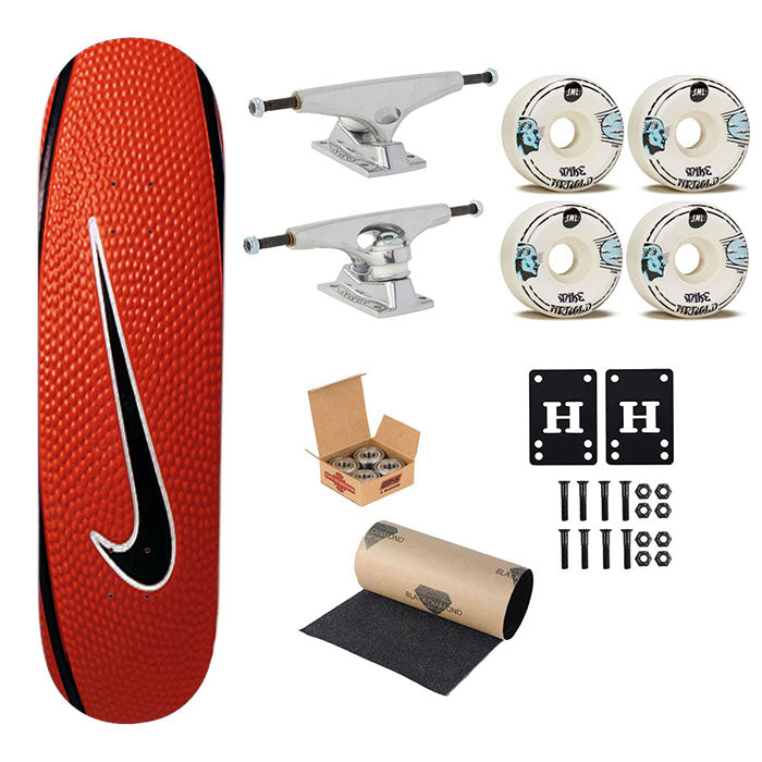 Nike Basketball Logo Skateboard Complete Board 8.0" X 31.75"