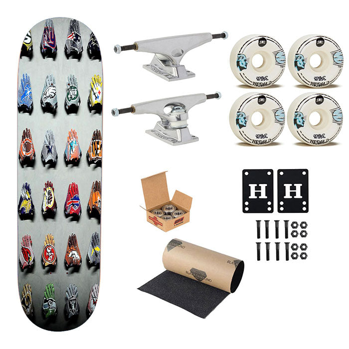 Nike Collab The Nfl Skateboard Complete Board 8.0" X 31.75"