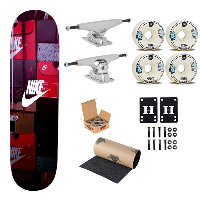 Nike Colorfull Skateboard Complete Board 8.0" X 31.75"