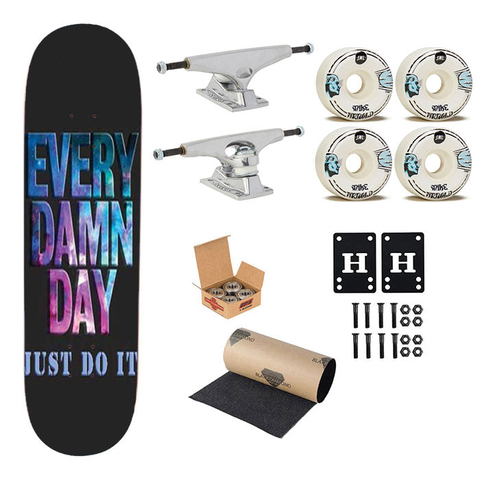 Nike Every Damn Day Rainbow Skateboard Complete Board 8.0" X 31.75"