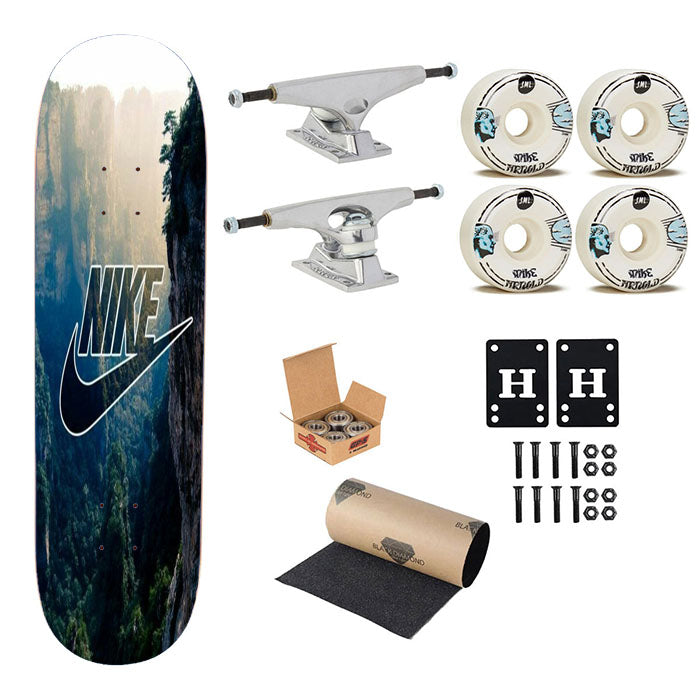Nike Forest Skateboard Complete Board 8.0" X 31.75"