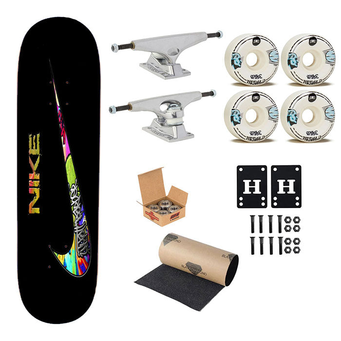 Nike Full Color Skateboard Complete Board 8.0" X 31.75"