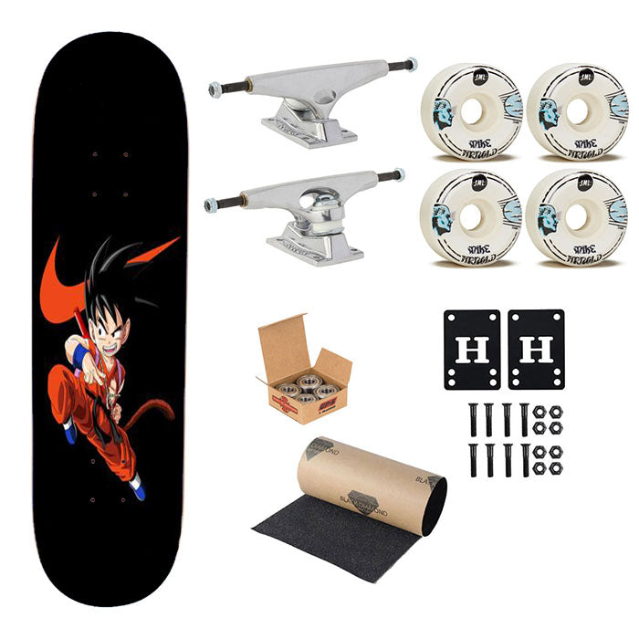 Nike Goku Battle Style Skateboard Complete Board 8.0" X 31.75"