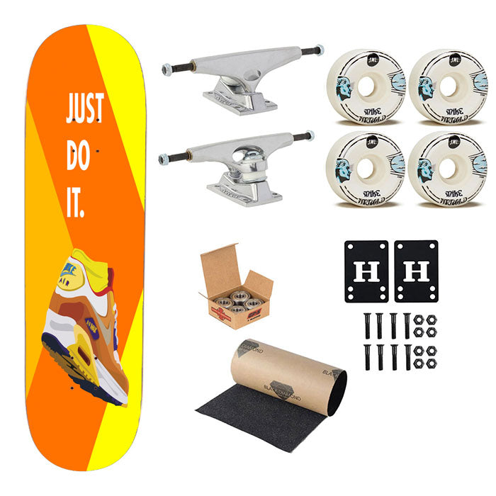 Nike Just Do It Vector Skateboard Complete Board 8.0" X 31.75"