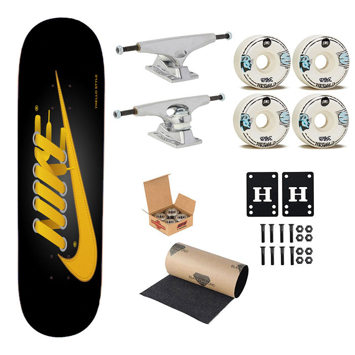 Nike Laces Hugo Silva Skateboard Complete Board 8.0" X 31.75"