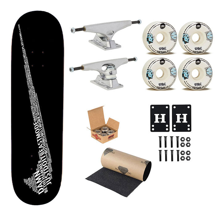 Nike Logo Skateboard Complete Board 8.0" X 31.75"