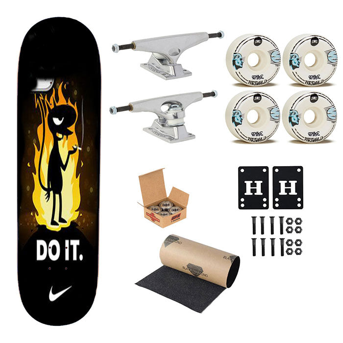 Nike Luci Just Do It Skateboard Complete Board 8.0" X 31.75"