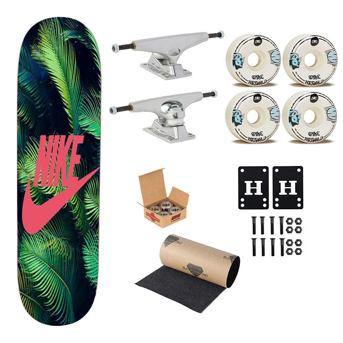 Nike Palm Pink Skateboard Complete Board 8.0" X 31.75"
