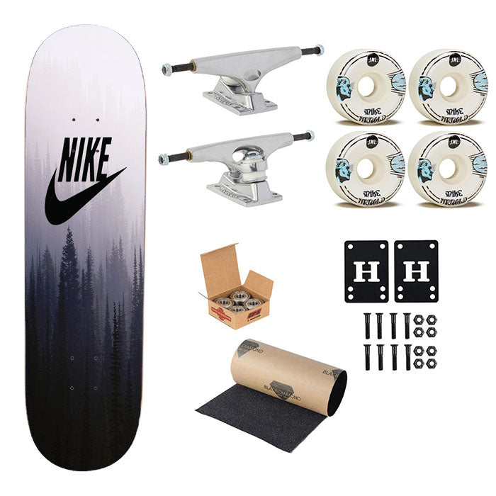 Nike Pine Forest Skateboard Complete Board 8.0" X 31.75"