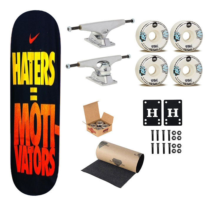 Nike Quotes Skateboard Complete Board 8.0" X 31.75"