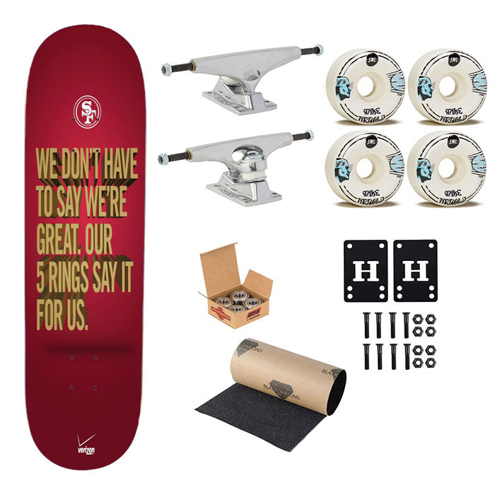 Nike Sf Skateboard Complete Board 8.0" X 31.75"