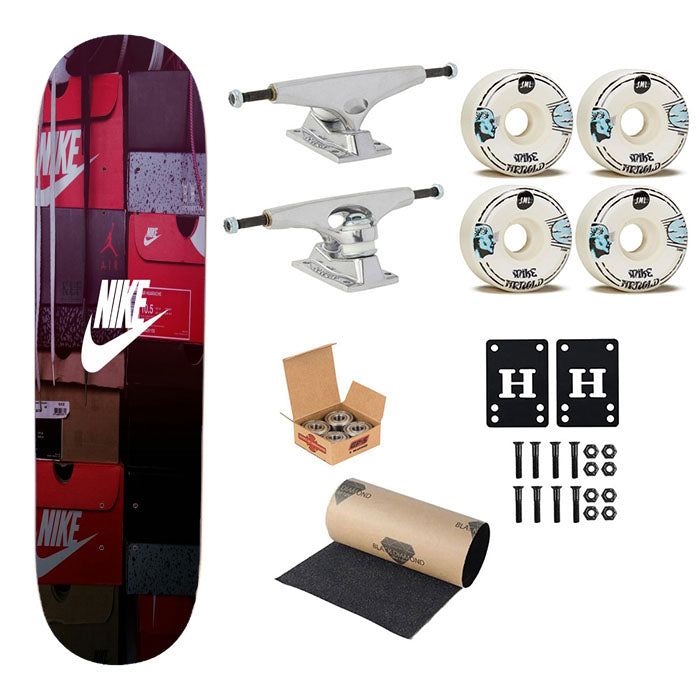 Nike Shoes Does Skateboard Complete Board 8.0" X 31.75"