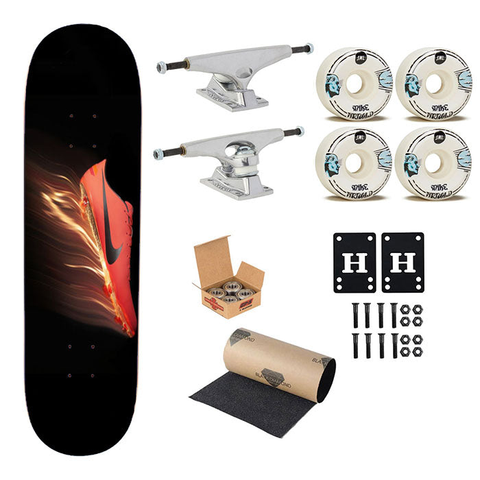 Nike Soccer Shoes Skateboard Complete Board 8.0" X 31.75"