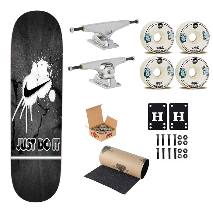 Nike Splash Skateboard Complete Board 8.0" X 31.75"