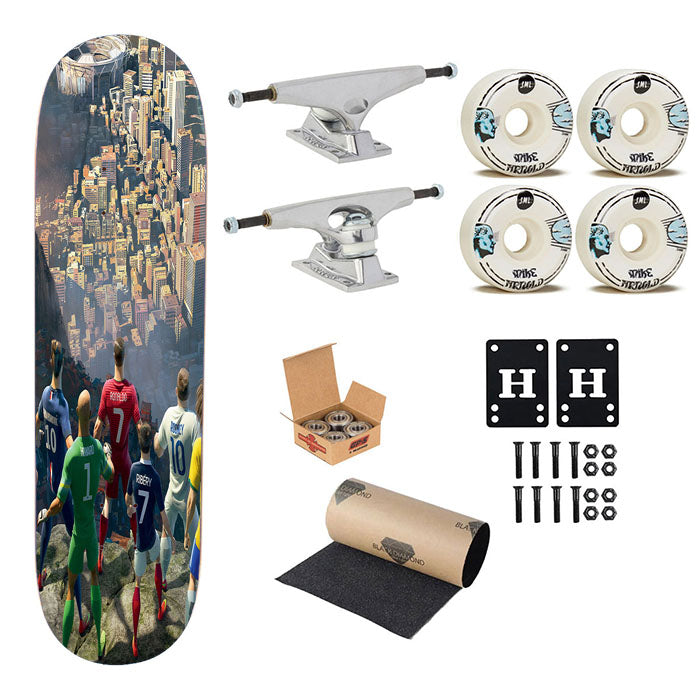 Nike The Last Game Sports Skateboard Complete Board 8.0" X 31.75"