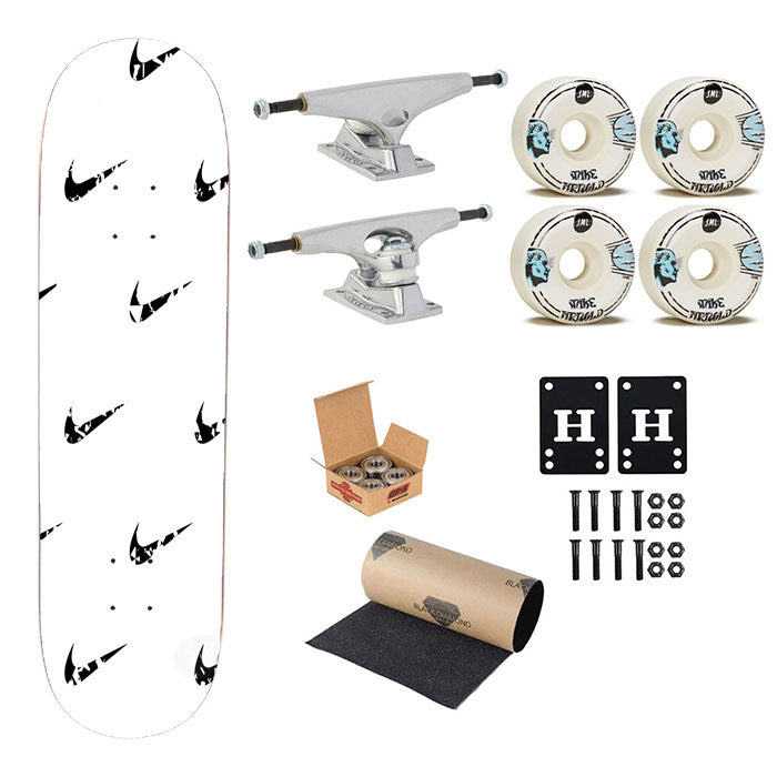 Nike Wallpaper Pattern Skateboard Complete Board 8.0" X 31.75"