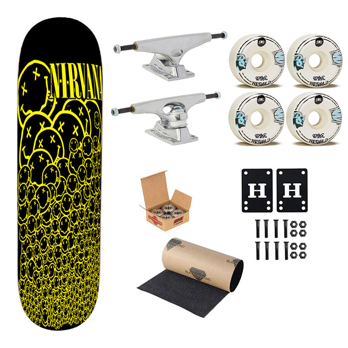 Nirvana Design Skateboard Complete Board 8.0" X 31.75"