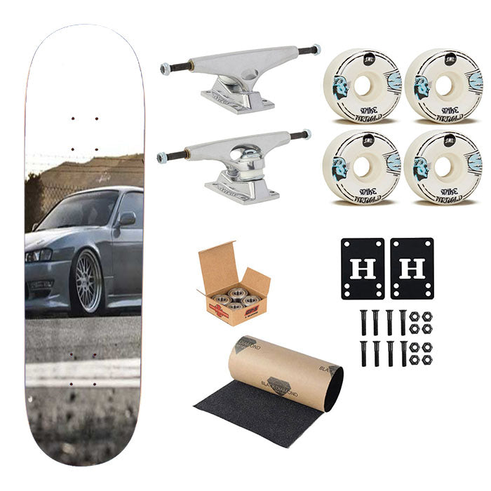 Nissan 40Sx On Ro Skateboard Complete Board 8.0" X 31.75"