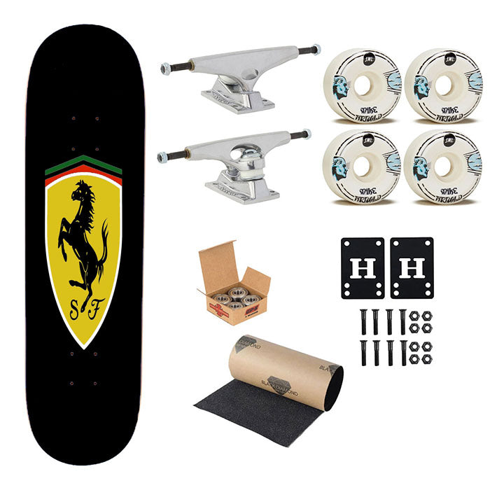 Nissan Gtr Logo Skateboard Complete Board 8.0" X 31.75"