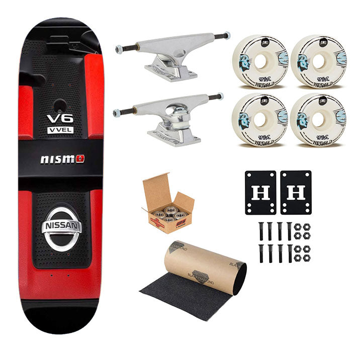 Nissan Nismo Engine Skateboard Complete Board 8.0" X 31.75"