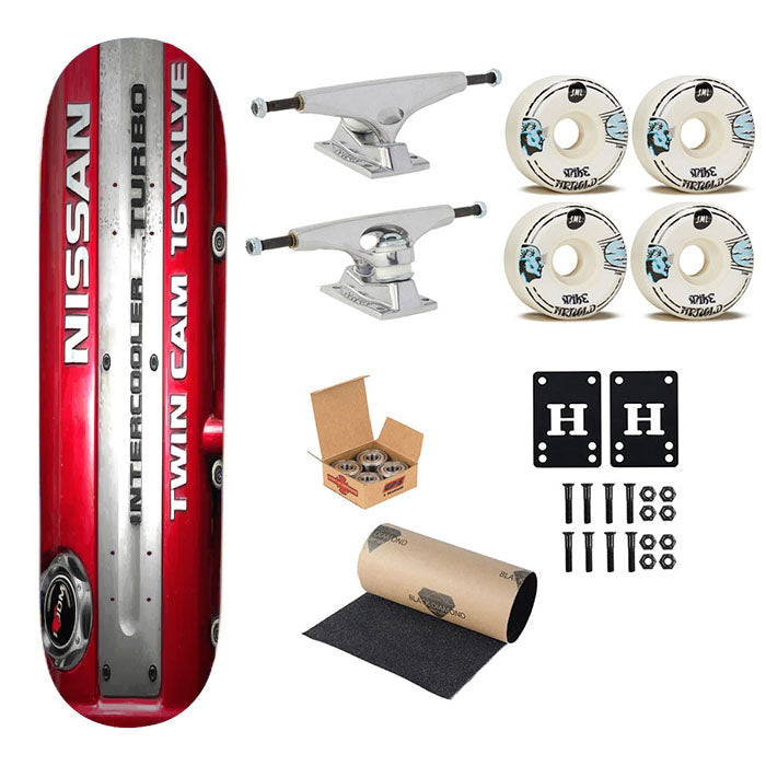 Nissan Sr20Det Jdm Engine Skateboard Complete Board 8.0" X 31.75"