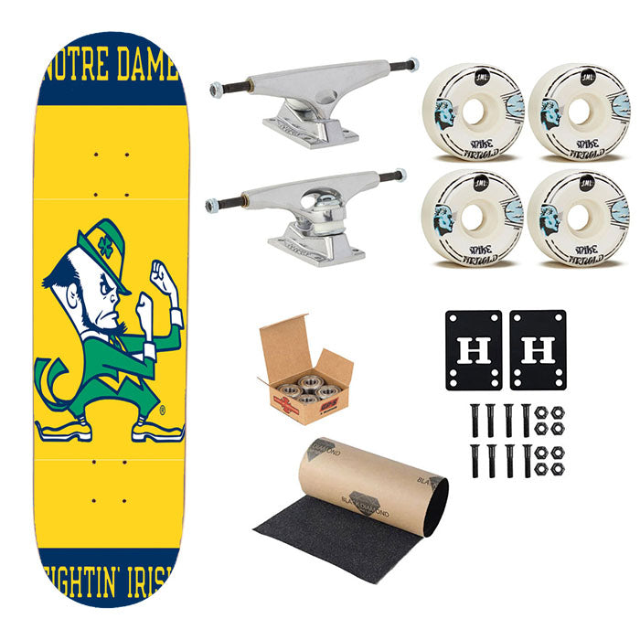 Notre Dame Fighting Irish Skateboard Complete Board 8.0" X 31.75"