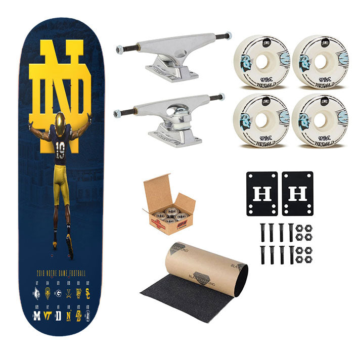 Notre Dame Football Wallpaper Skateboard Complete Board 8.0" X 31.75"