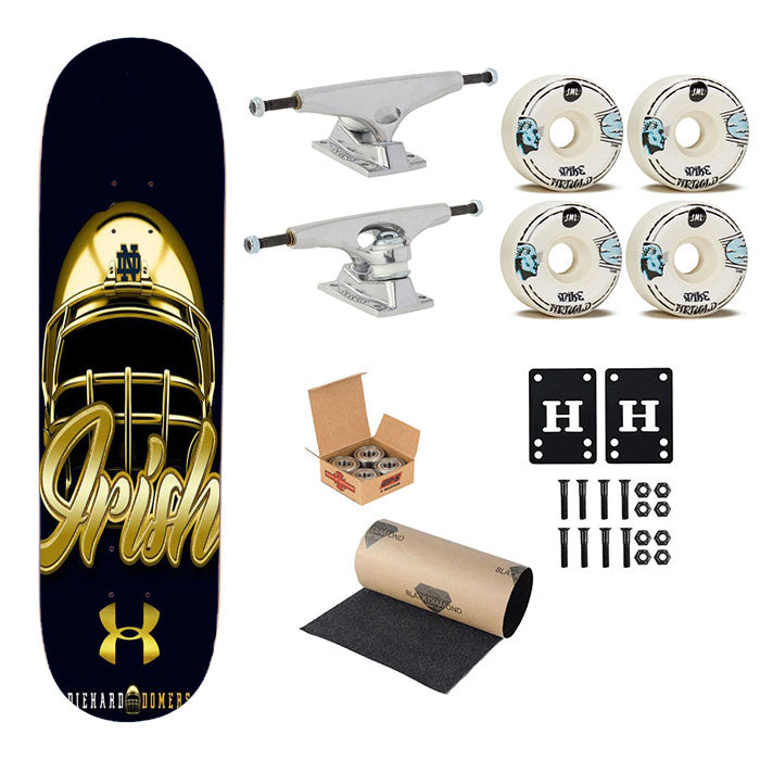 Notre Dame Irish 8 Skateboard Complete Board 8.0" X 31.75"