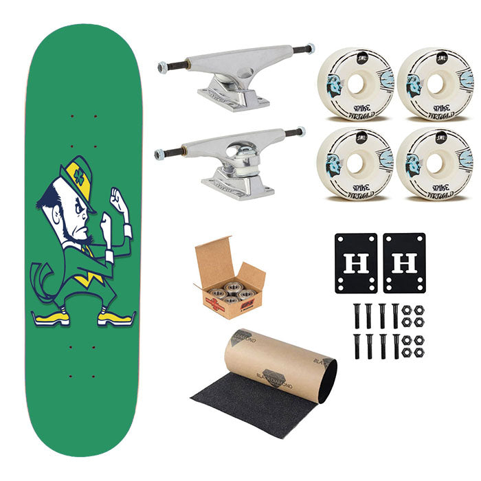 Notre Dame Mascot Team Skateboard Complete Board 8.0" X 31.75"