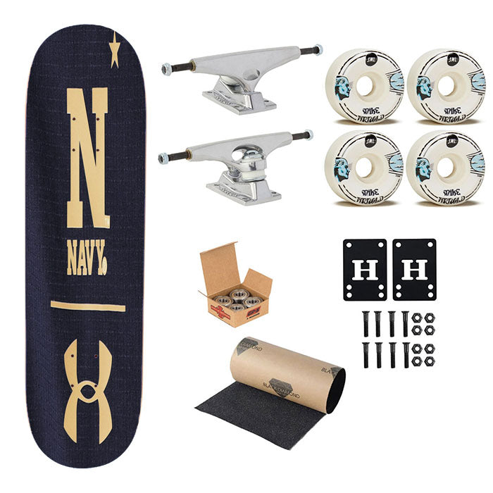 Notre Dame Under Armour Skateboard Complete Board 8.0" X 31.75"