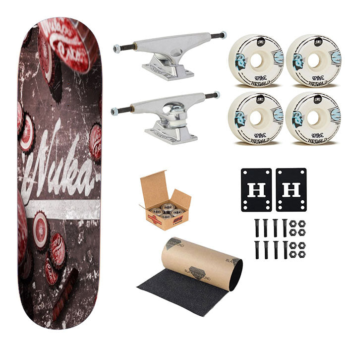 Nuka Cola Logo Skateboard Complete Board 8.0" X 31.75"