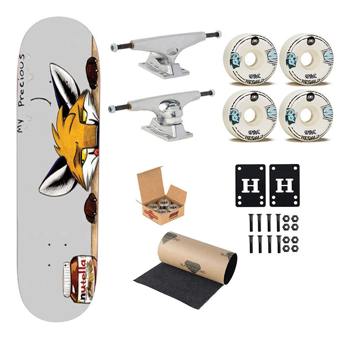 Nutella My Precious Fox Skateboard Complete Board 8.0" X 31.75"