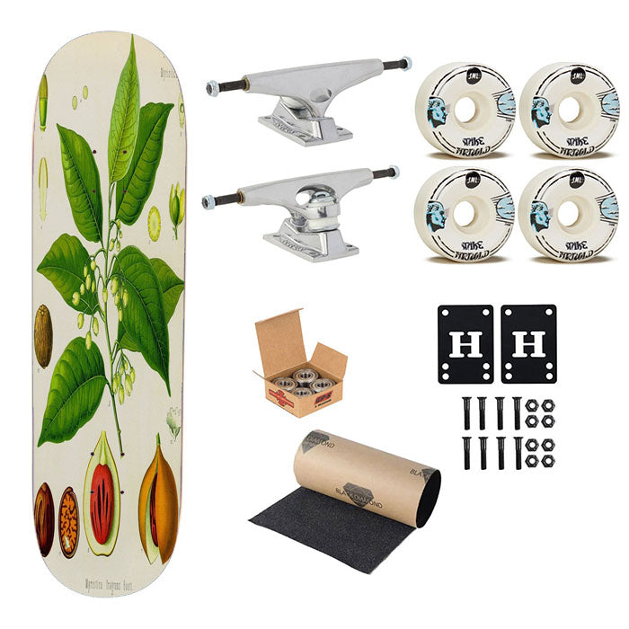 Nutmeg Fruit Skateboard Complete Board 8.0" X 31.75"